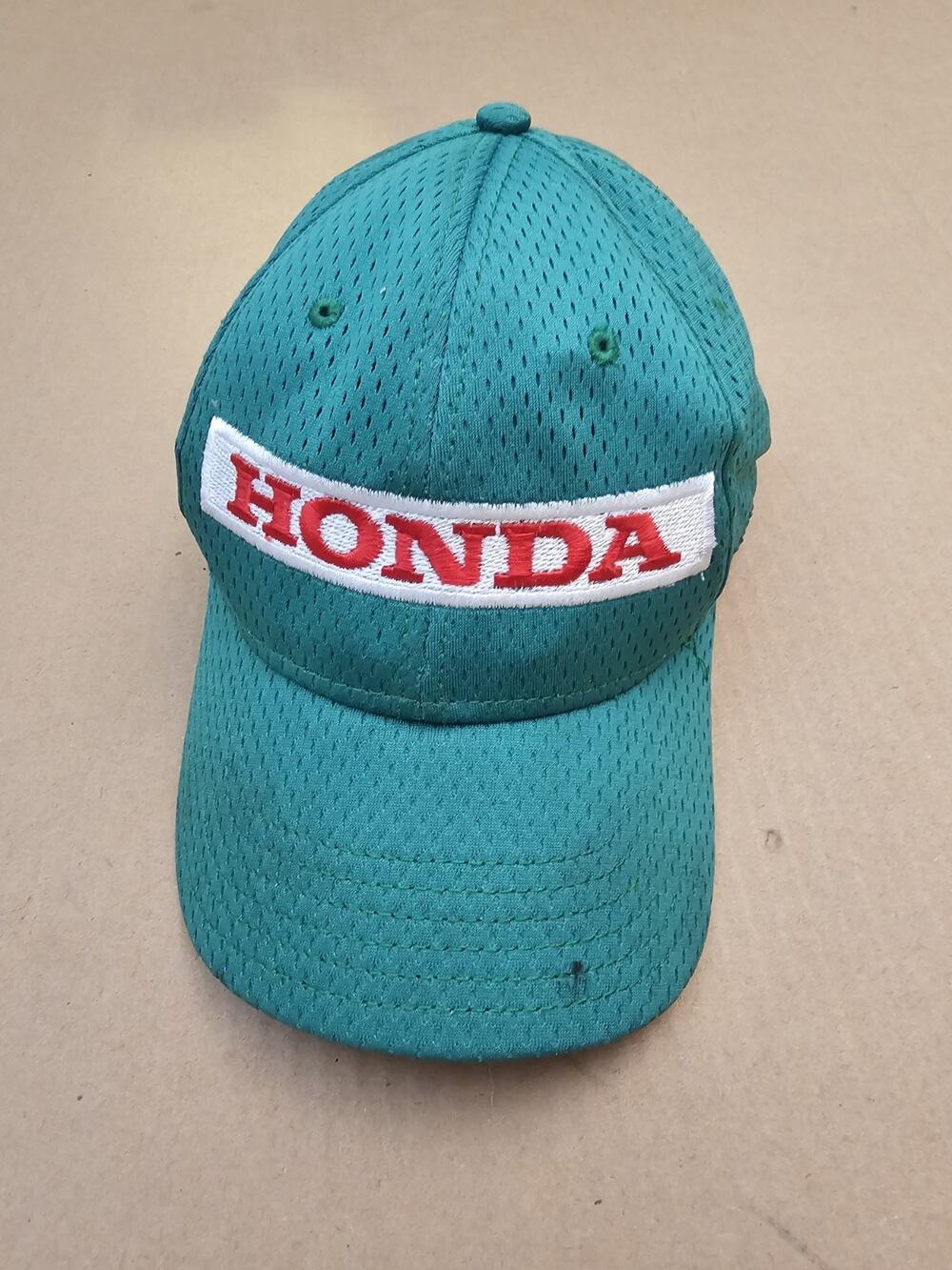 Honda Green Mesh Baseball Cap Hat OSFA Snapback Adjustable Racing Logo